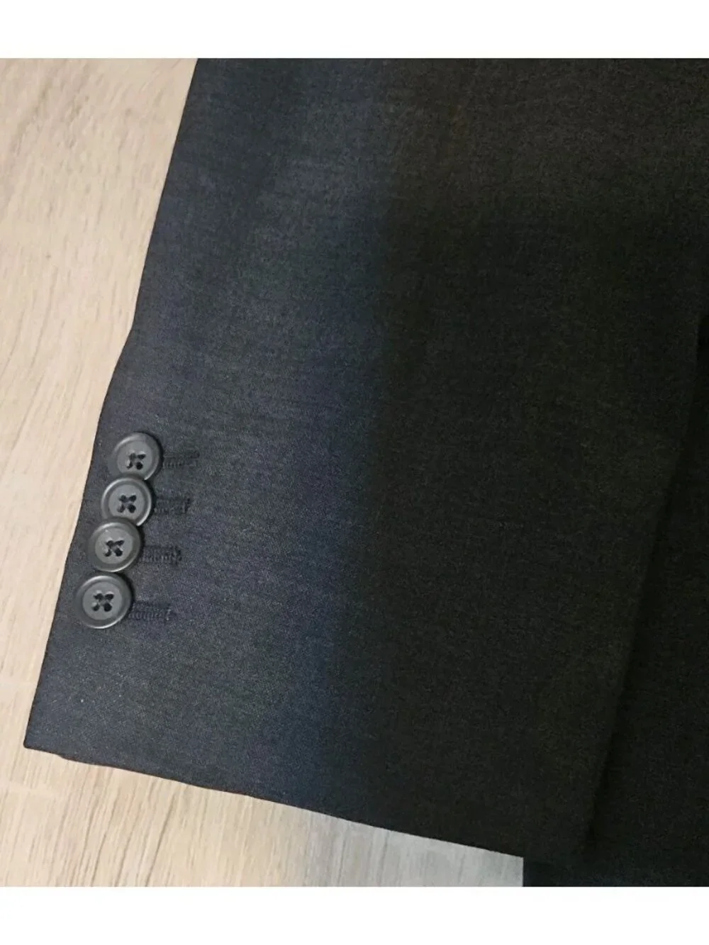 Banana Republic Mens Size 38S Classic Fit Charcoal Gray Blazer Suit Jacket